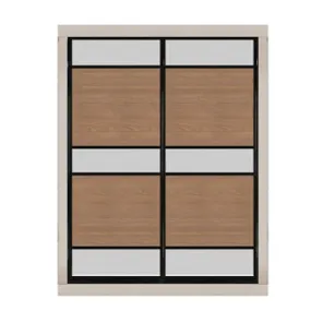 6ftx8ft Sliding Door Wardrobe D8(AC-S3)
