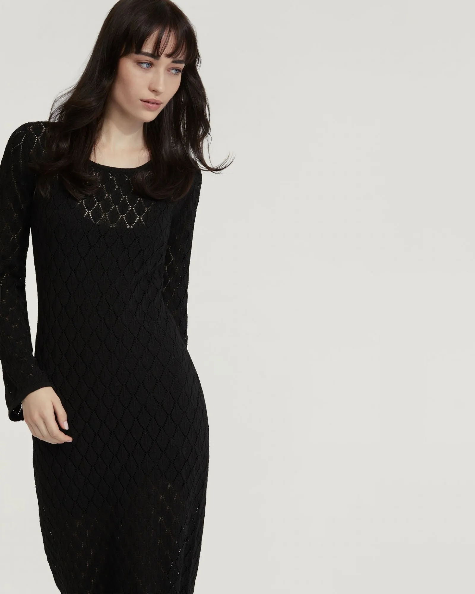 Aime Pointelle Dress With Slip