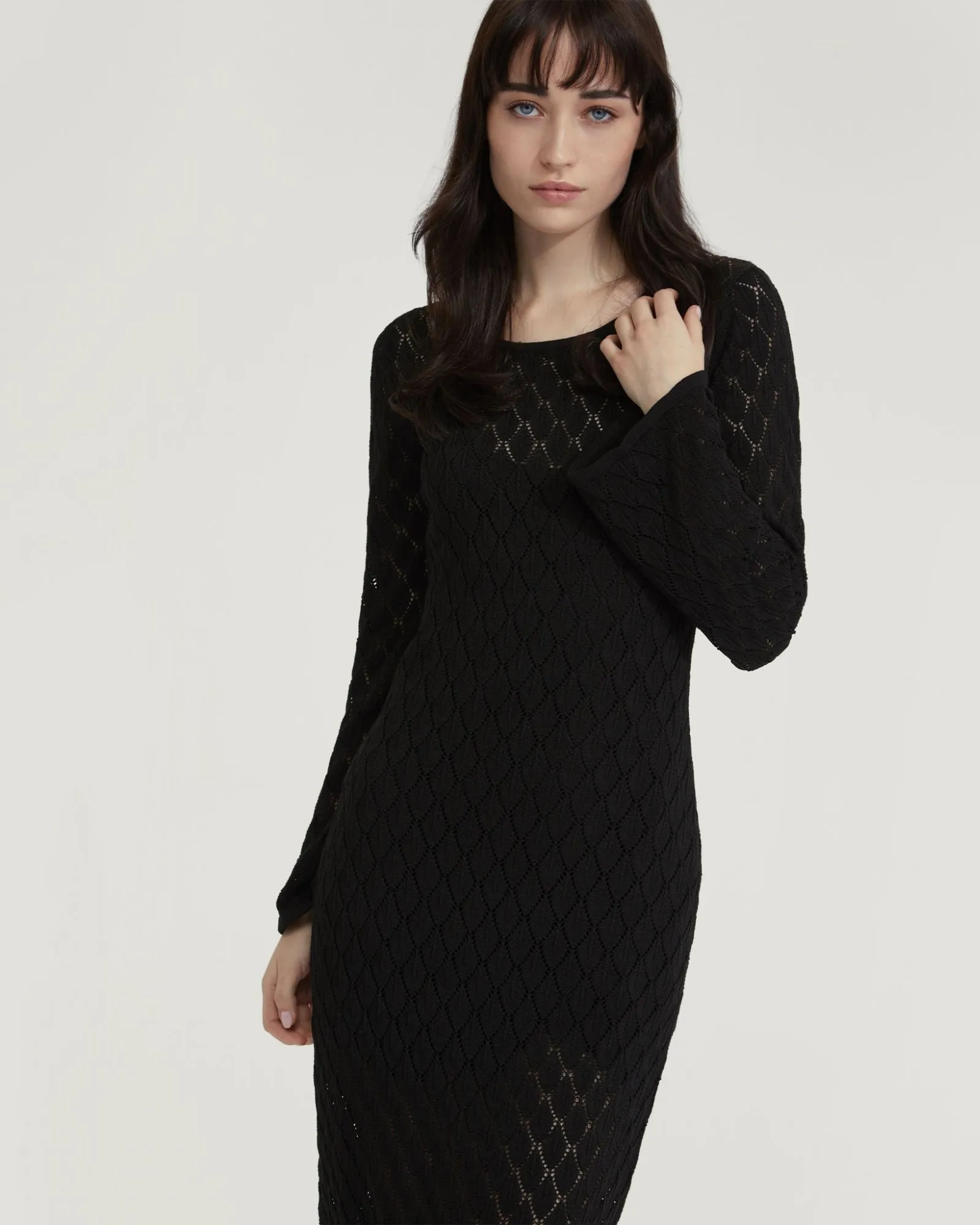 Aime Pointelle Dress With Slip