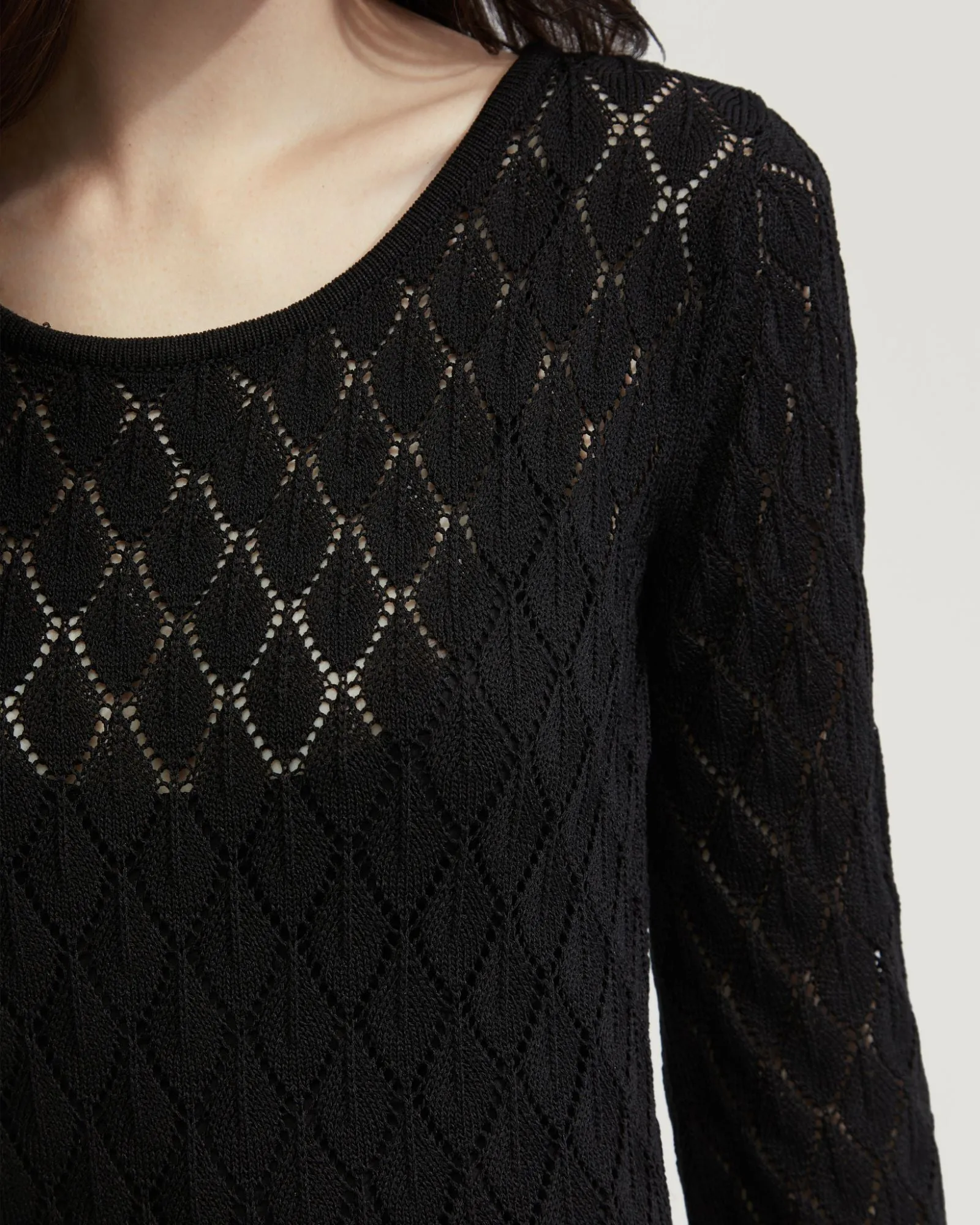 Aime Pointelle Dress With Slip