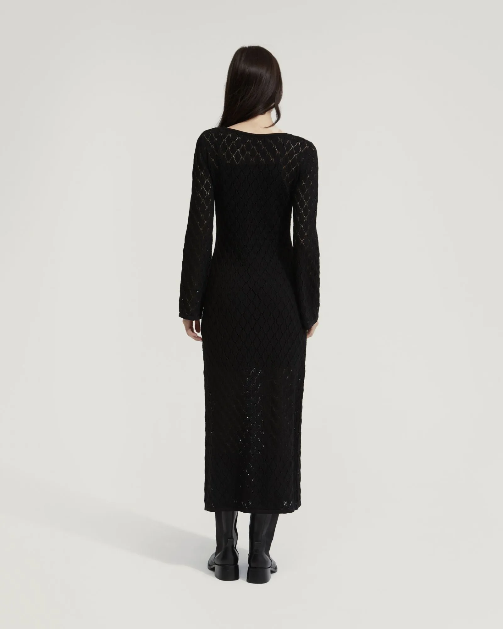 Aime Pointelle Dress With Slip