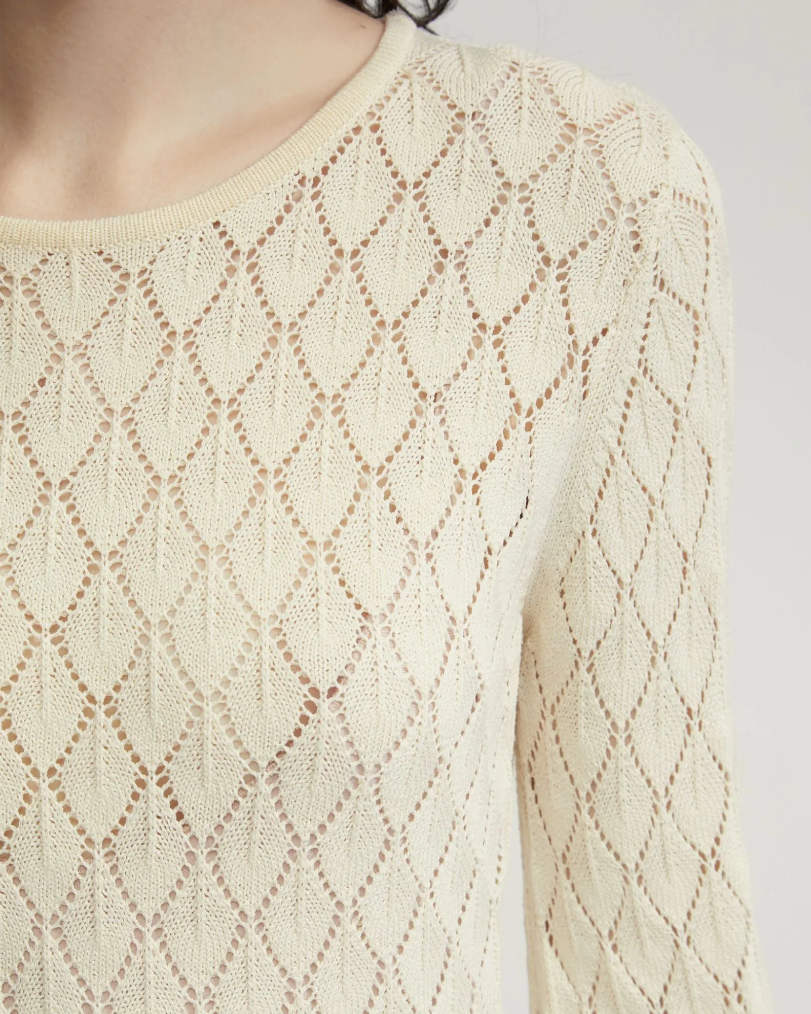 Aime Pointelle Dress With Slip