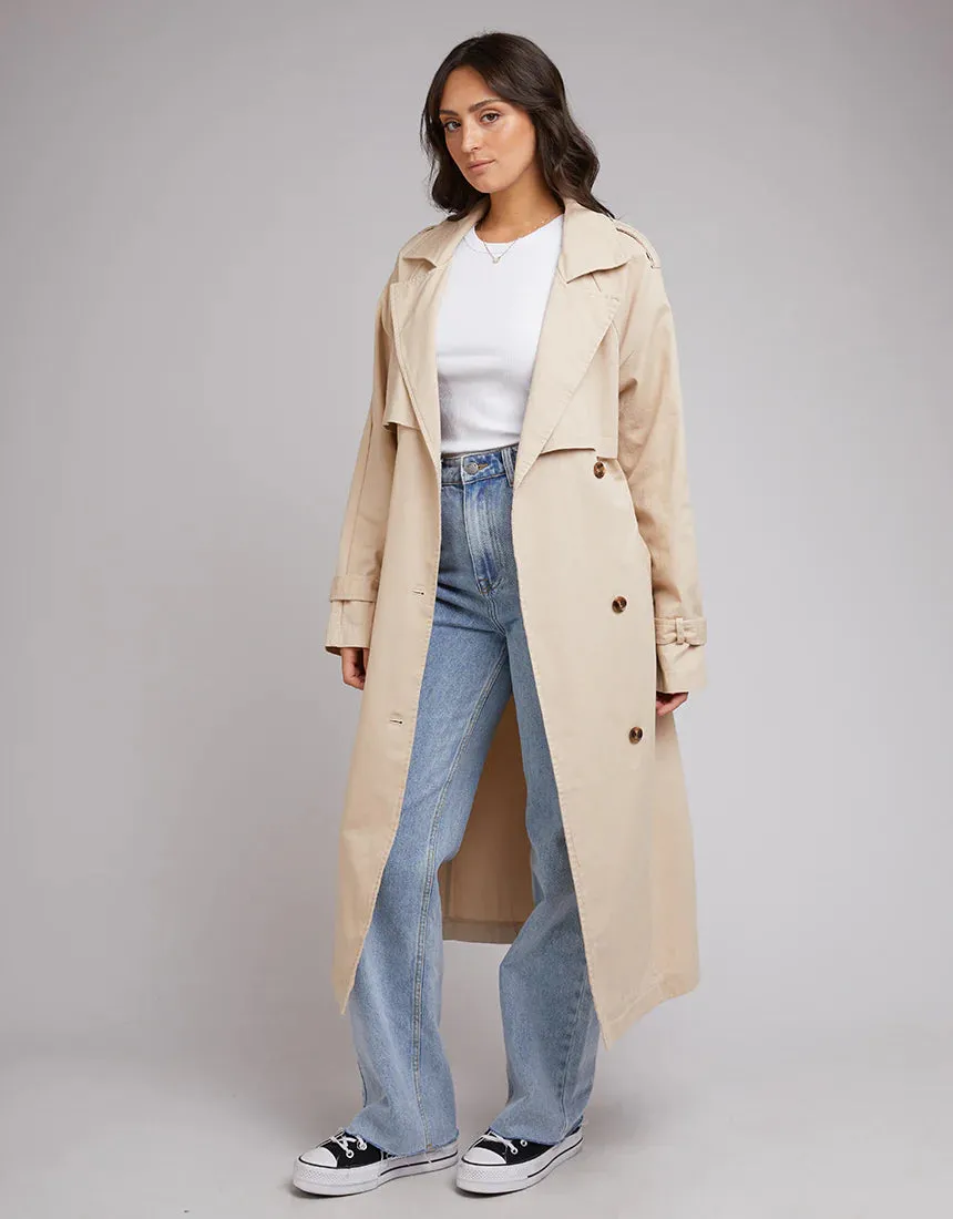 All About Eve Eve Trench Coat - Tan