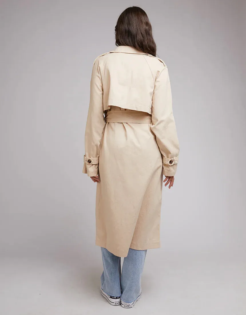 All About Eve Eve Trench Coat - Tan