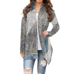 All-Over Print Women's Cardigan With Long Sleeve 185