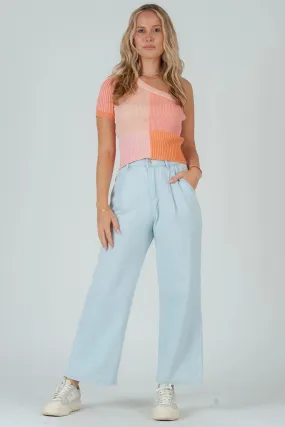 AMBER COLORBLOCKED TOP