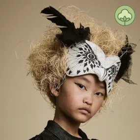 Animalesque Monochrome Owl Headdress