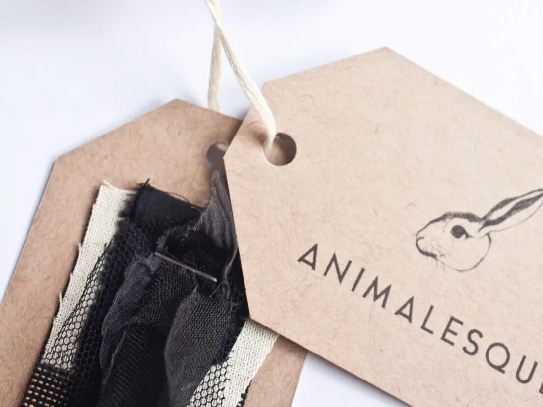 Animalesque Monochrome Owl Headdress