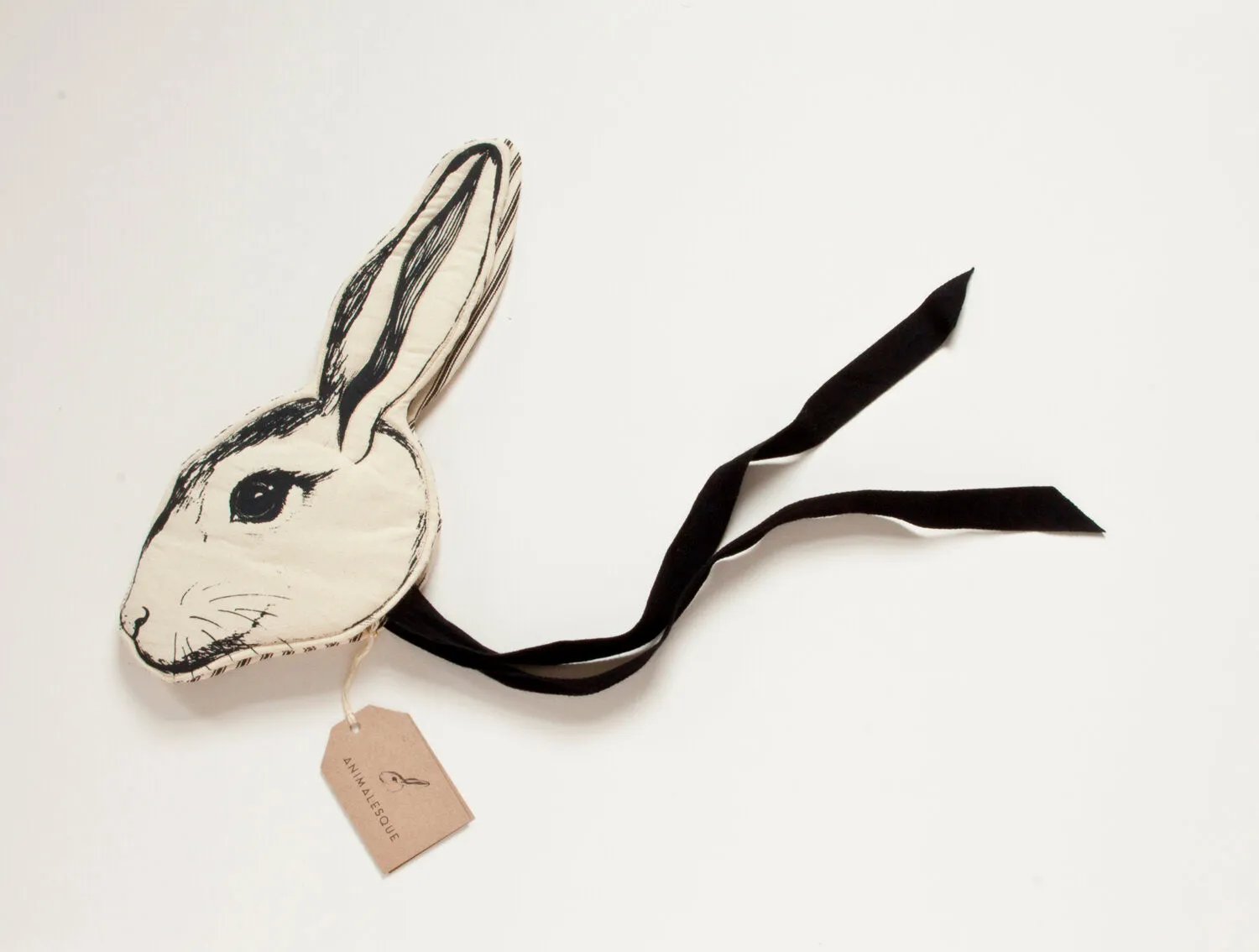 Animalesque Monochrome Rabbit Headdress