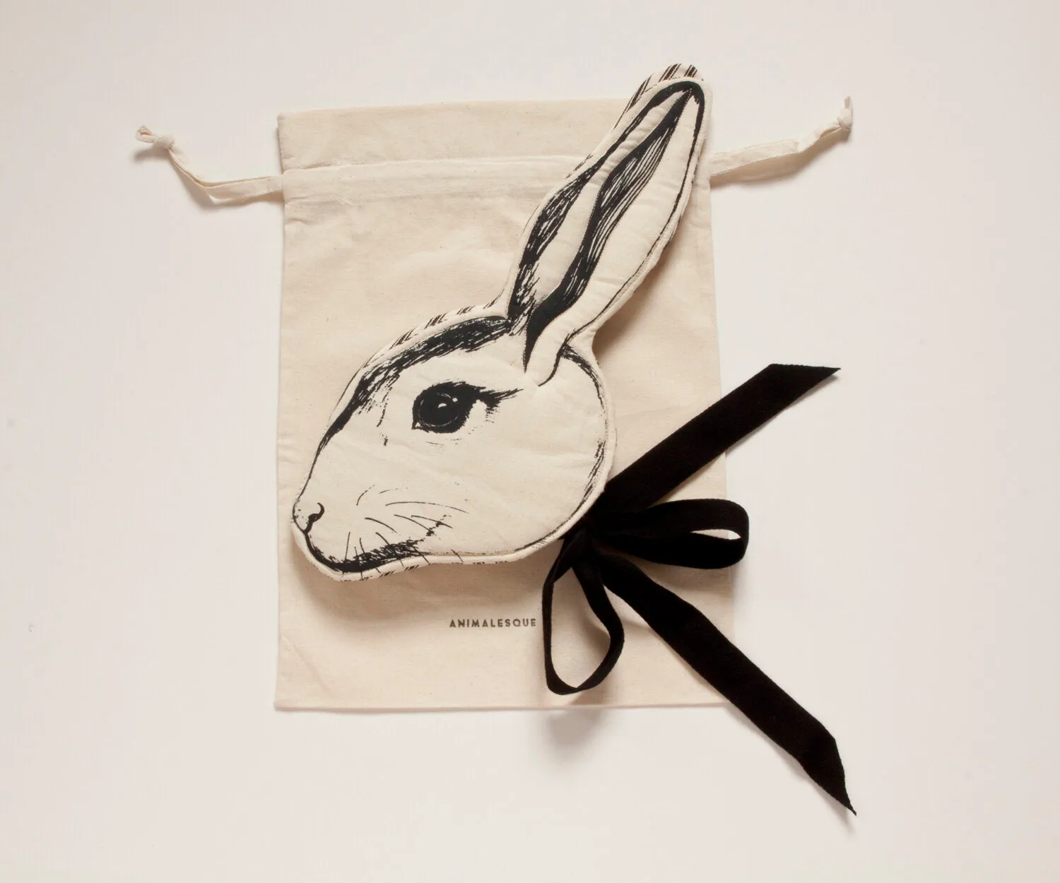 Animalesque Monochrome Rabbit Headdress