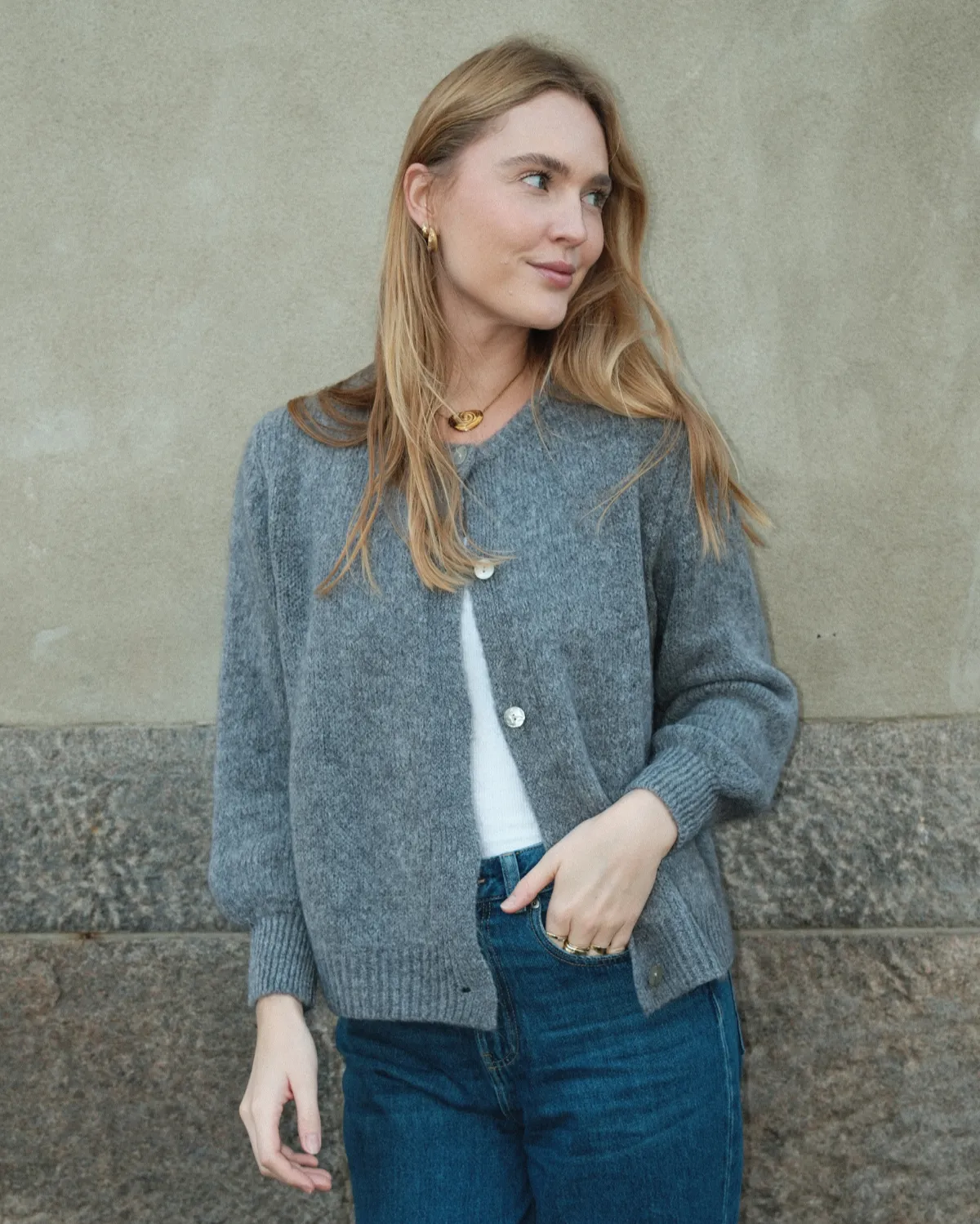Anna Cardigan - Dark Grey