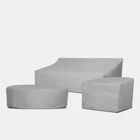 Antigua Rectangle Fire Table - Weather Cover
