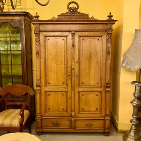 Antique French Oak Provencal Wardrobe