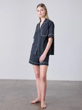 Arabella Short-Sleeve Set - Navy