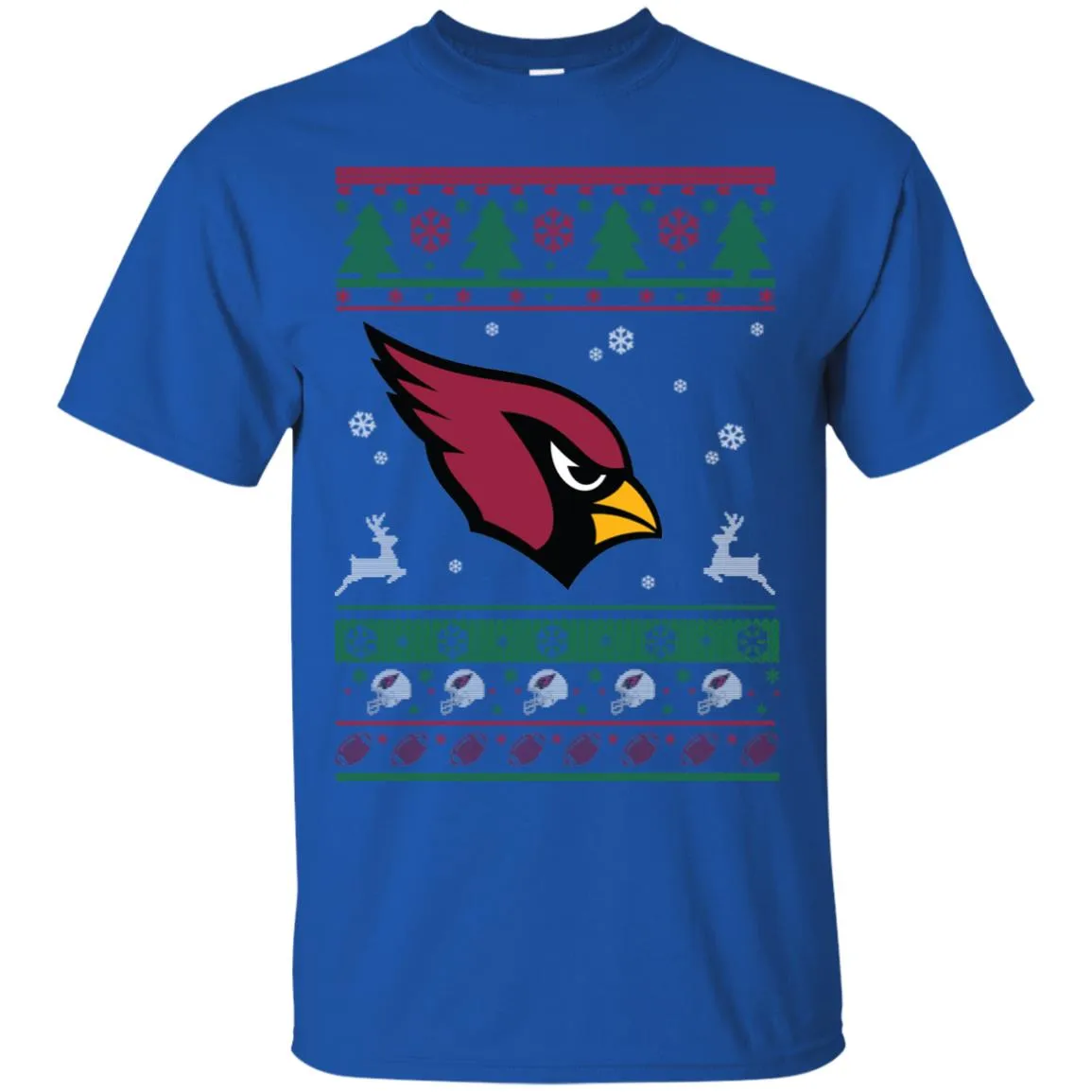 Arizona Cardinals Logo Football Teams Ugly Christmas Sweater Men T-Shirt
