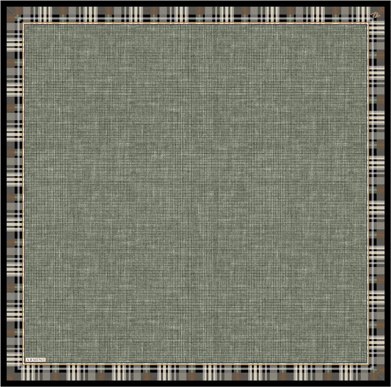 Armine Autumn Silk Twill Scarf No. 32