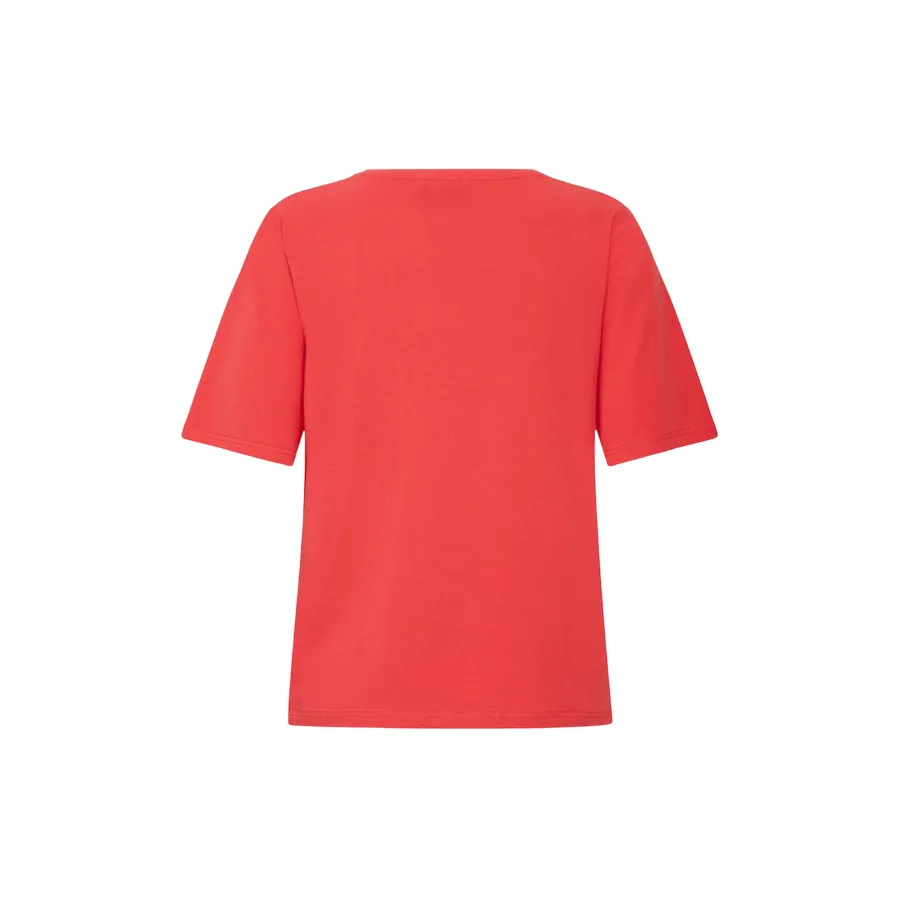 b young maglietta a mezza manica da donna Pamila 20813611 171654 rosso