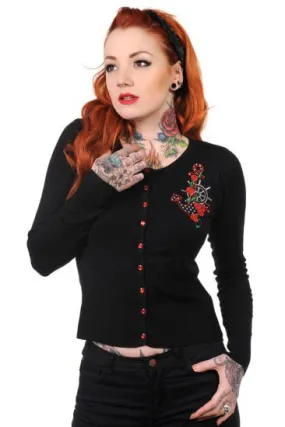 Banned Polkadot Anchor Cardigan