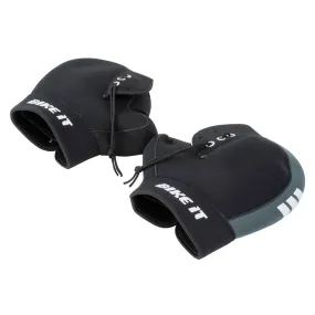 Bike It Neoprene Boxer Bar Muffs Black / Grey