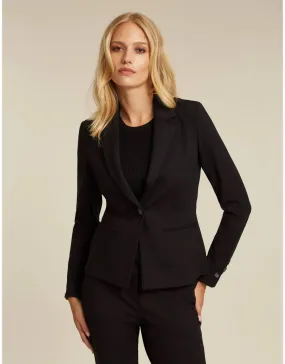 Black Short Blazer pant suit