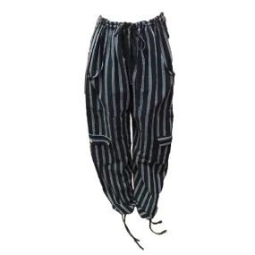 Black Striped Pants