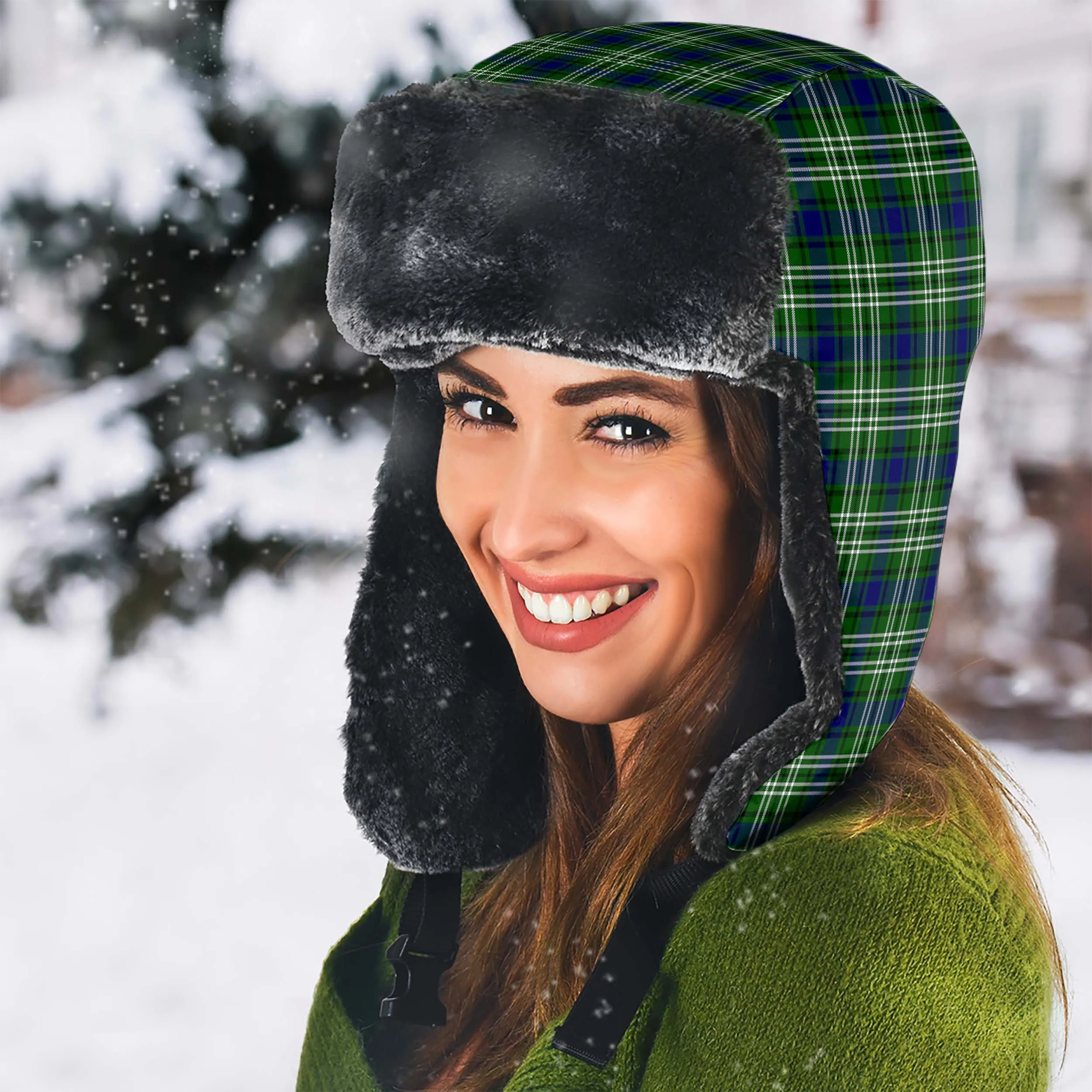 Blackadder Tartan Winter Trapper Hat