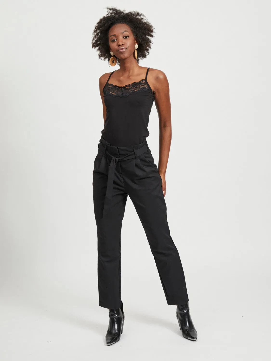 Calissa Lace Cami (Black)
