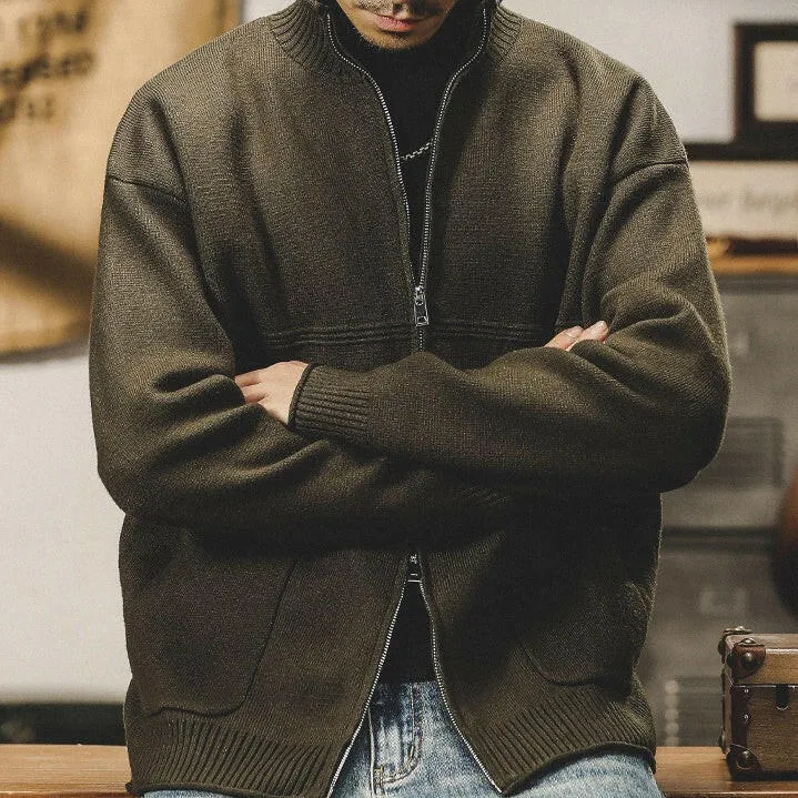 Cardigan Sweater Men's Knit P0684