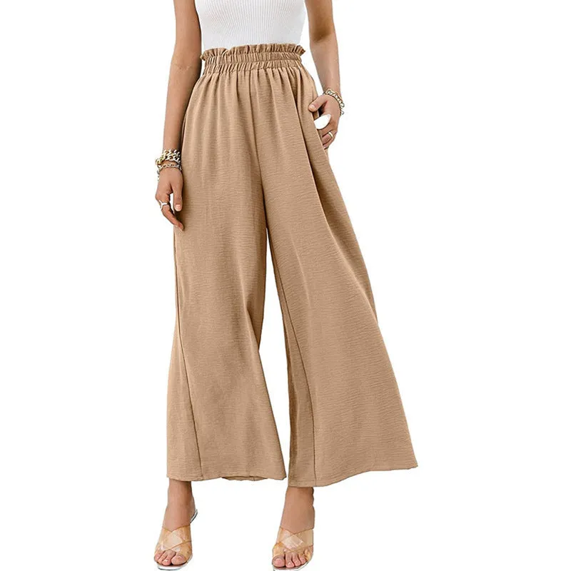 ChicWide High-Waist Loose Pants for Effortless Style
