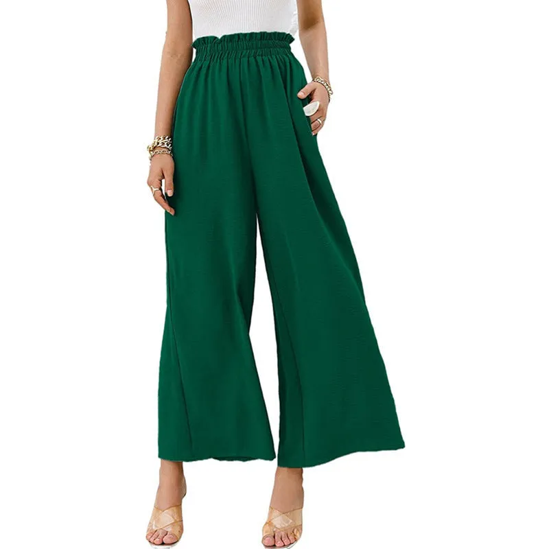 ChicWide High-Waist Loose Pants for Effortless Style