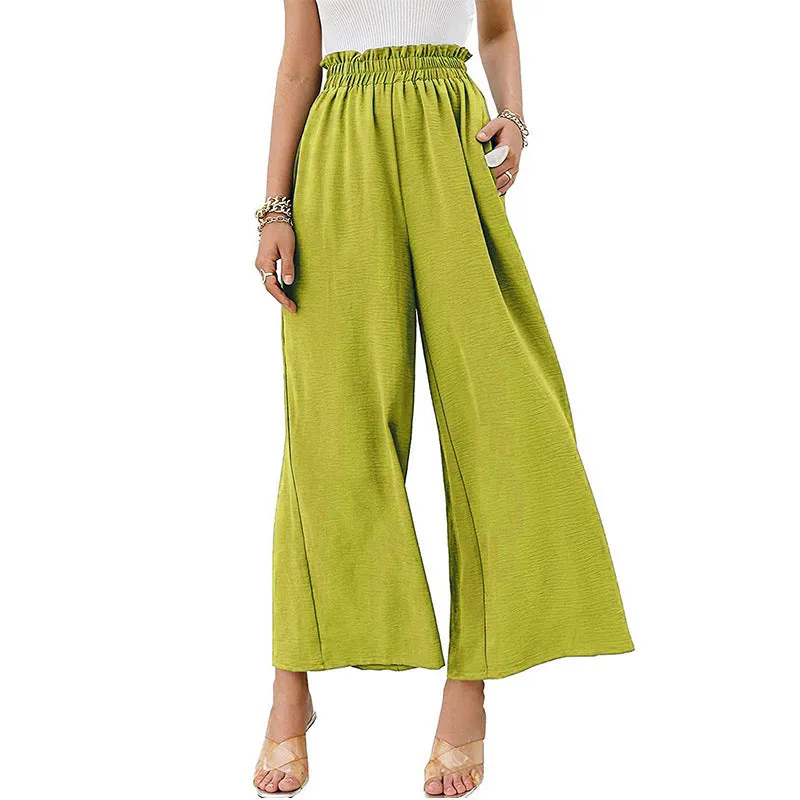 ChicWide High-Waist Loose Pants for Effortless Style