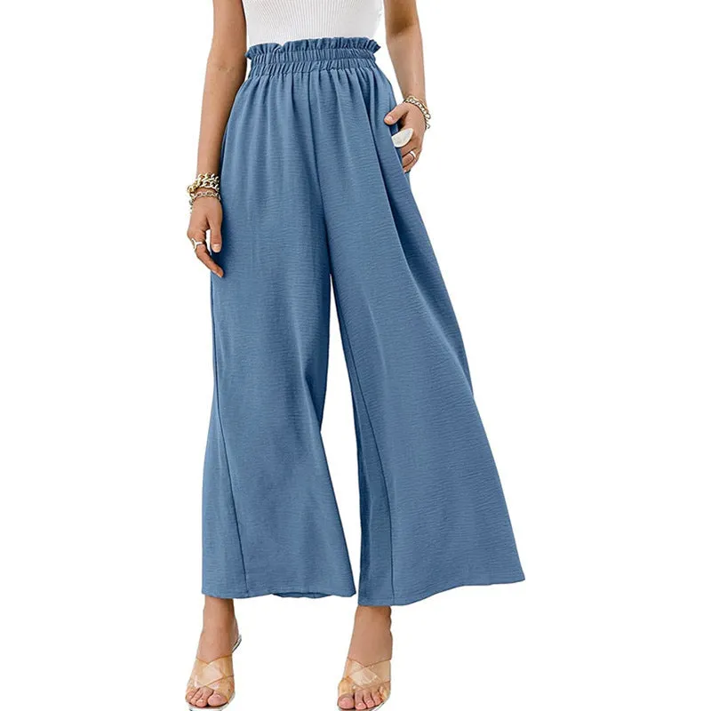ChicWide High-Waist Loose Pants for Effortless Style