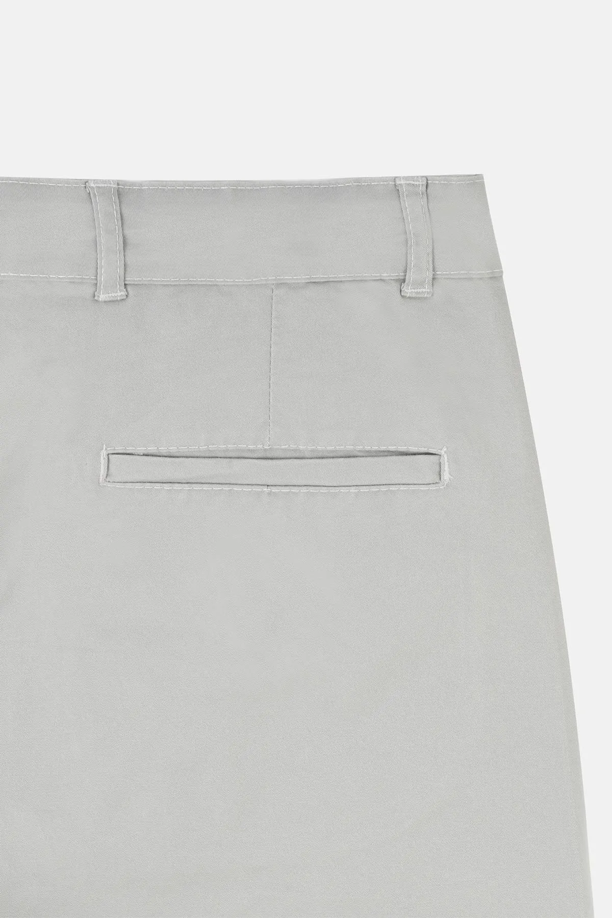 Chino Twill Cotton & Elastic Dun Gabardine Pant