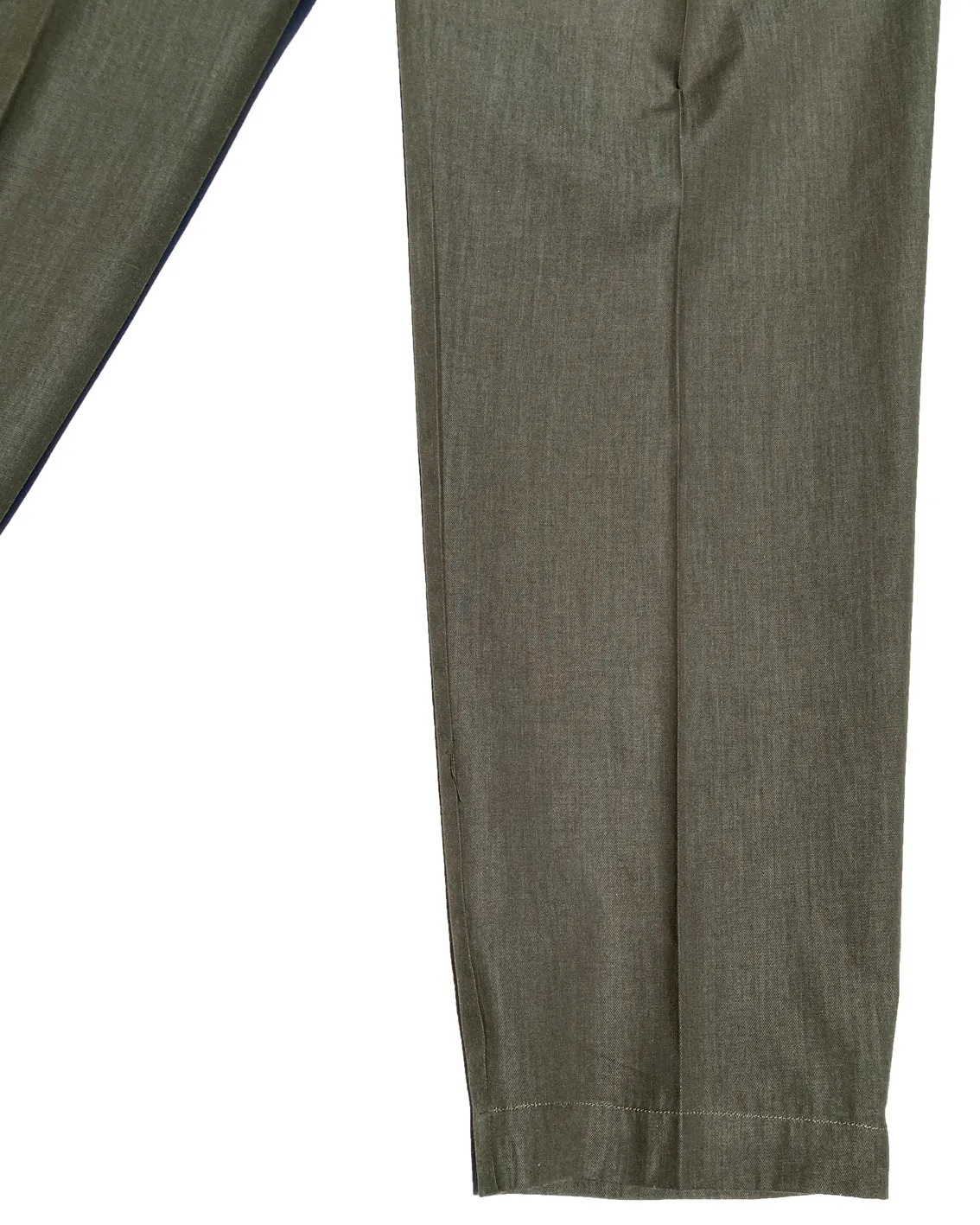 COMPACT YARN TROUSERS KHAKI