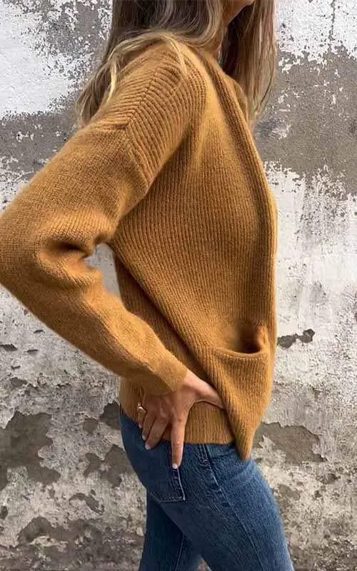 Cotton Zip Knit Jacket