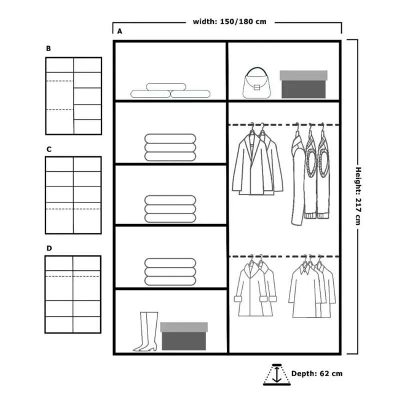 Creekbluff Queen Style Sliding Door Wardrobe - Elegant Green Wardrobe for Modern Homes
