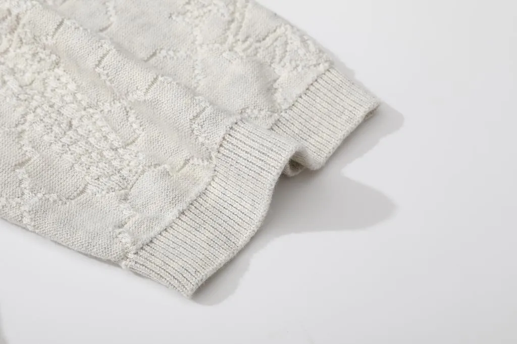 Crew Neck Summer Knit Top - Oatmeal Lucky Bamboo