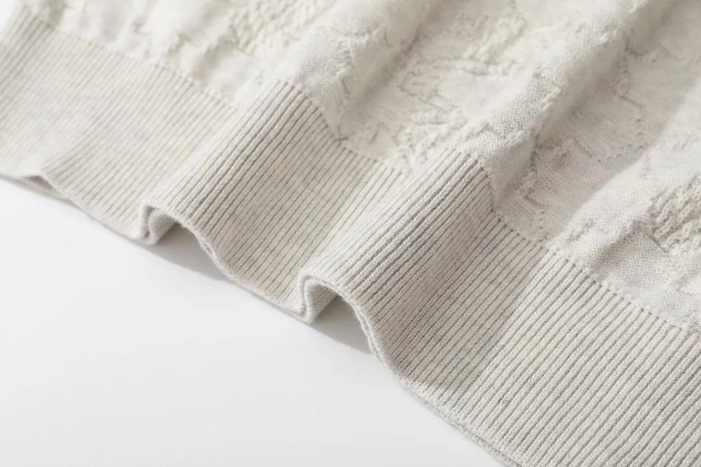 Crew Neck Summer Knit Top - Oatmeal Lucky Bamboo