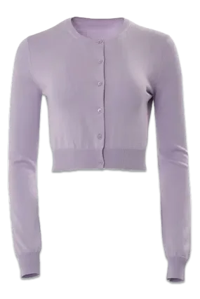 Cropped Long Sleeve Cardigan
