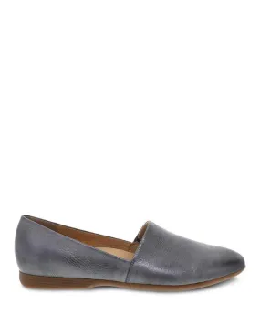 Dansko Women's Larisa Flats- Distressed Pewter