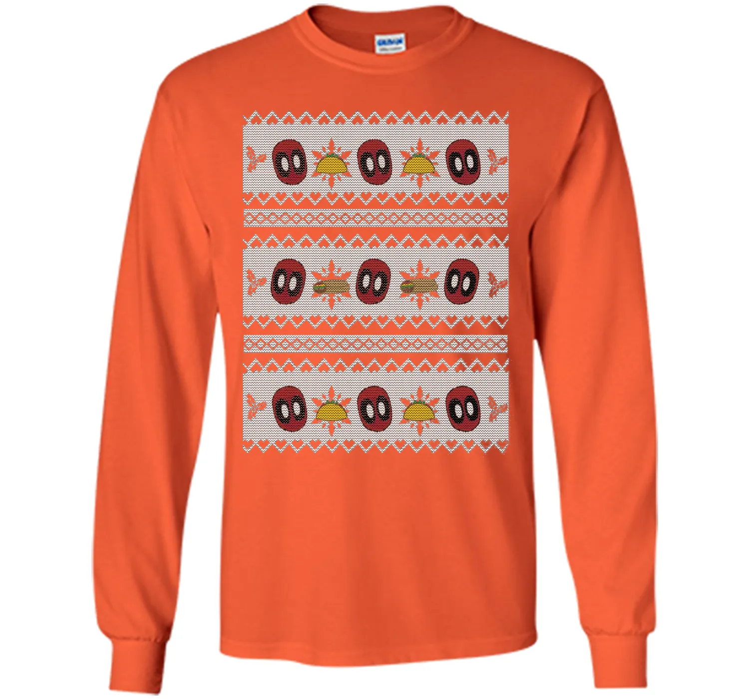 Deadpool Taco Ugly Christmas Sweater Graphic T-Shirt