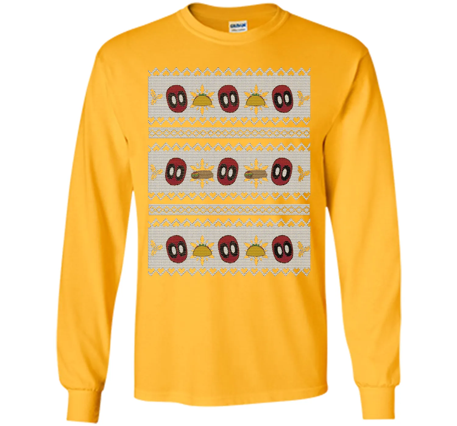 Deadpool Taco Ugly Christmas Sweater Graphic T-Shirt