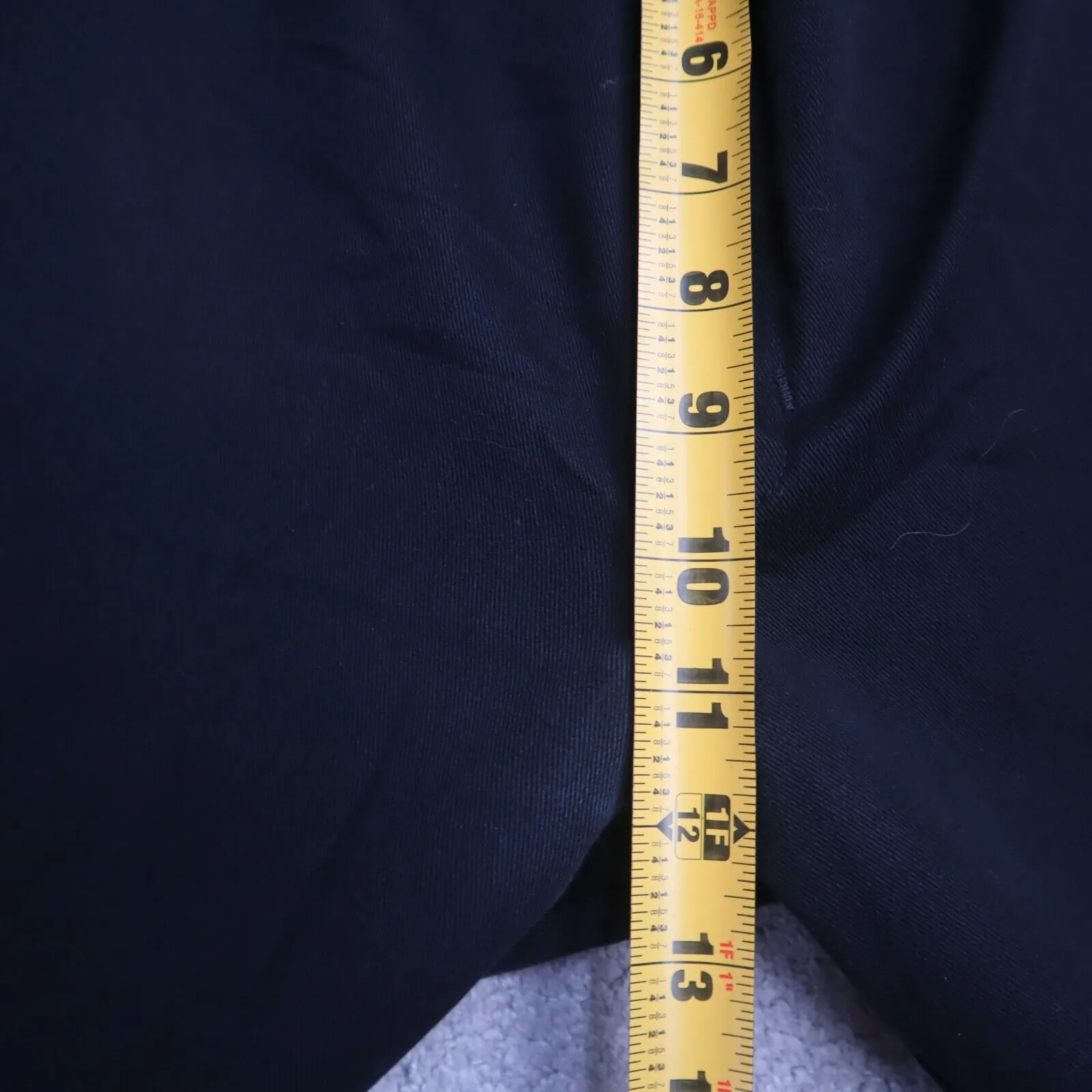 Dickies CA#01095 Mens Chino Pants Original Fit Wide Leg Mid Rise Black SZ 36X30