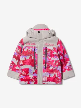 Diesel Girls Racing Print Ski Jacket