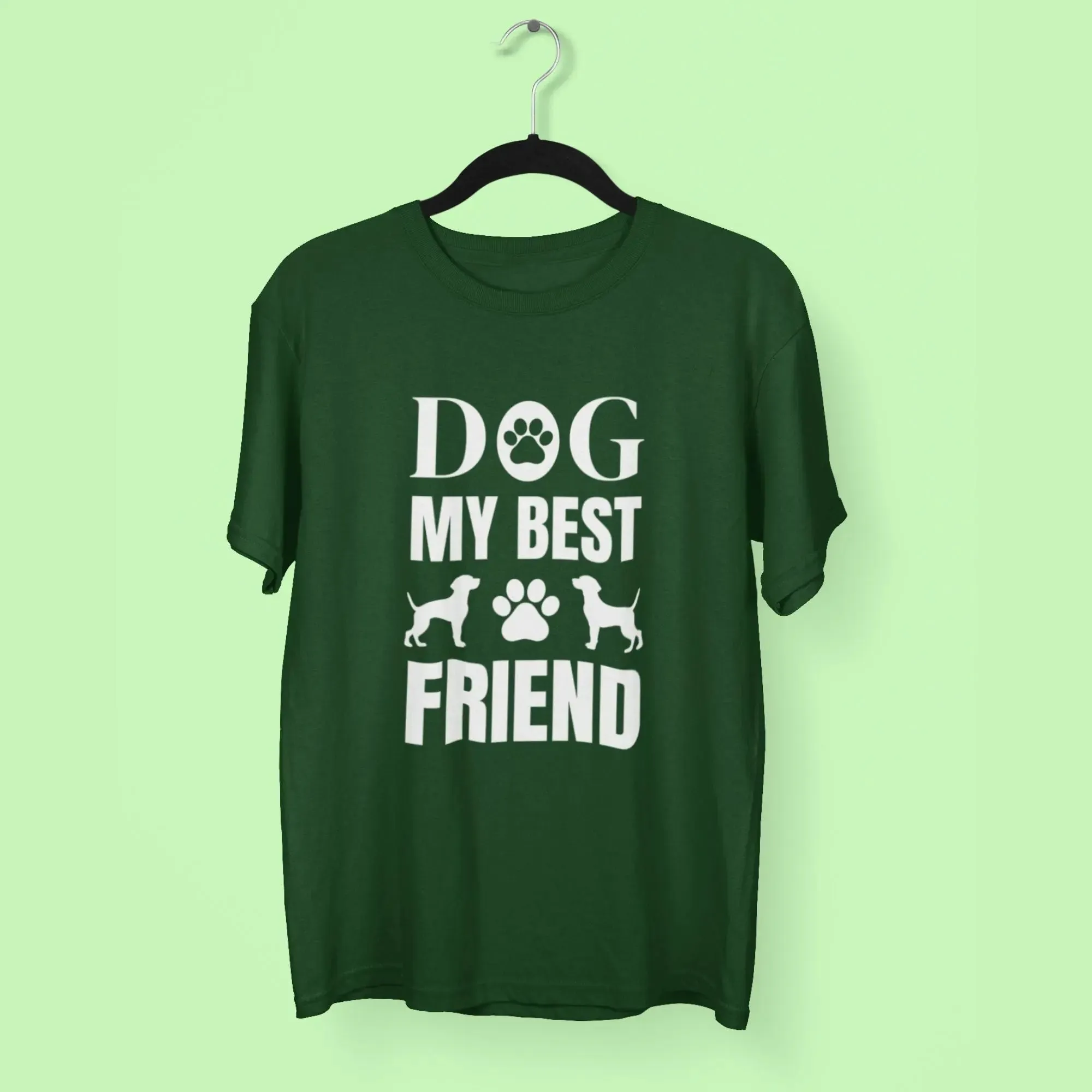 Dog My Best Friend Round Neck Half Sleeve Classic T-Shirt