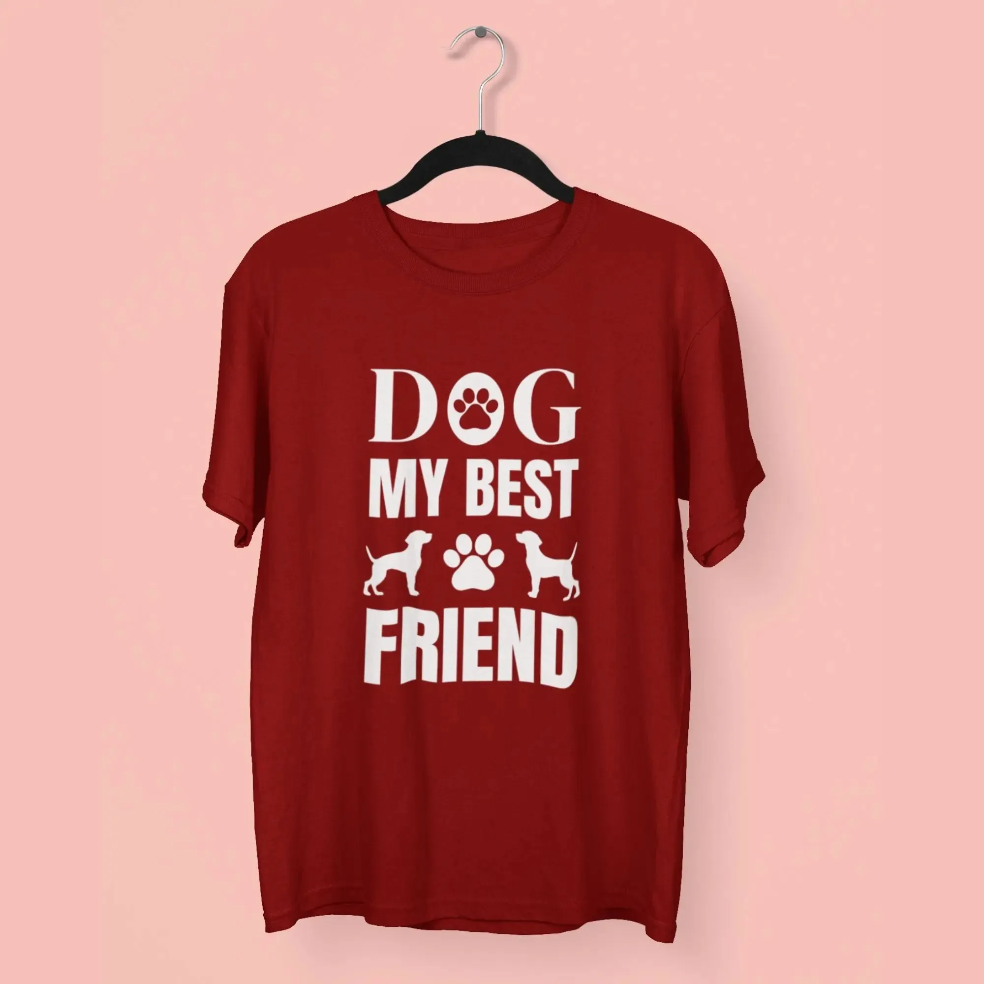 Dog My Best Friend Round Neck Half Sleeve Classic T-Shirt