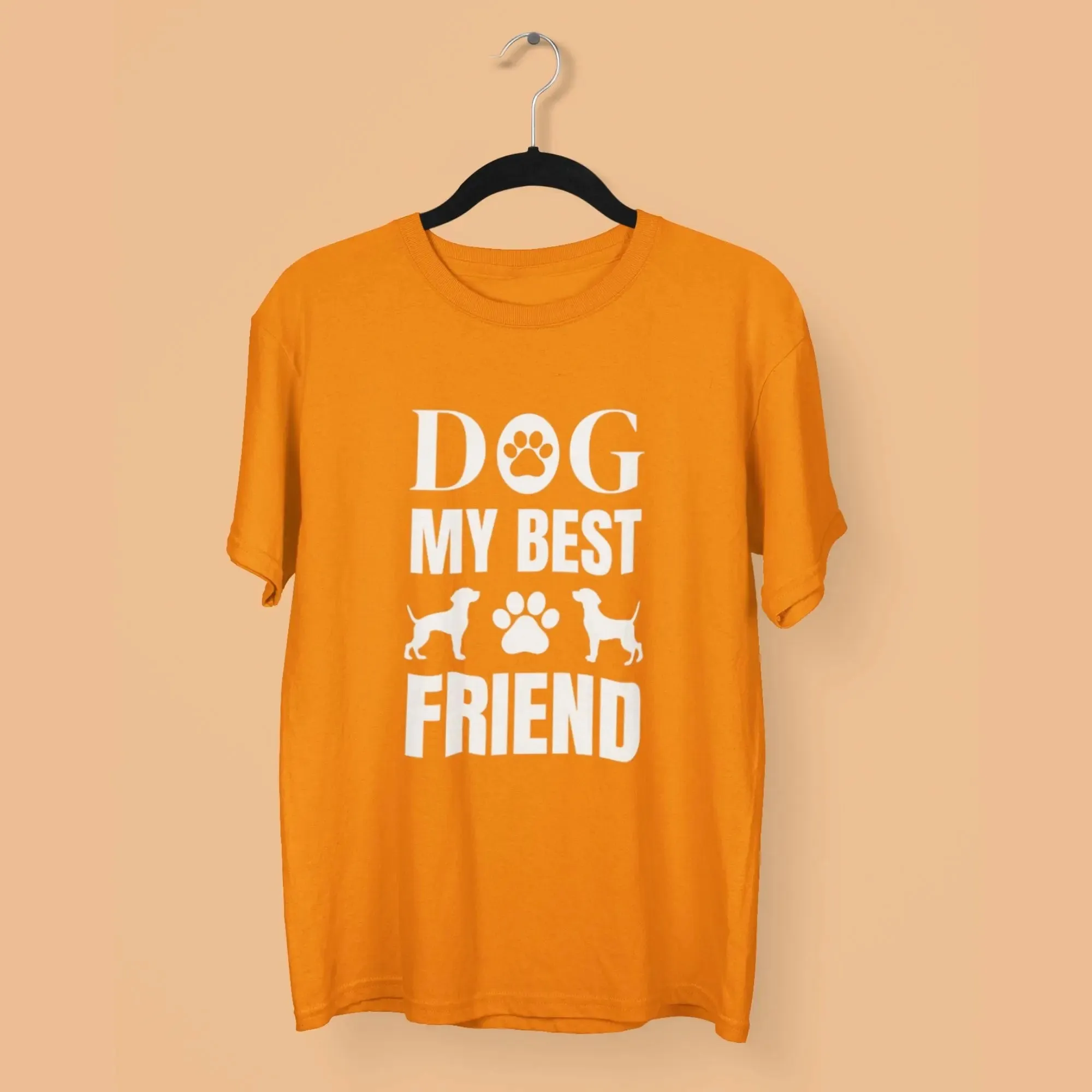 Dog My Best Friend Round Neck Half Sleeve Classic T-Shirt