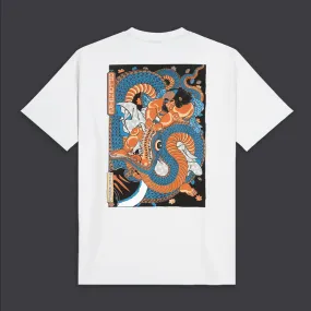 Dolly Noire t-shirt manica corta 
Kunyoshi Red Blue Tee TS170-TA-02 white