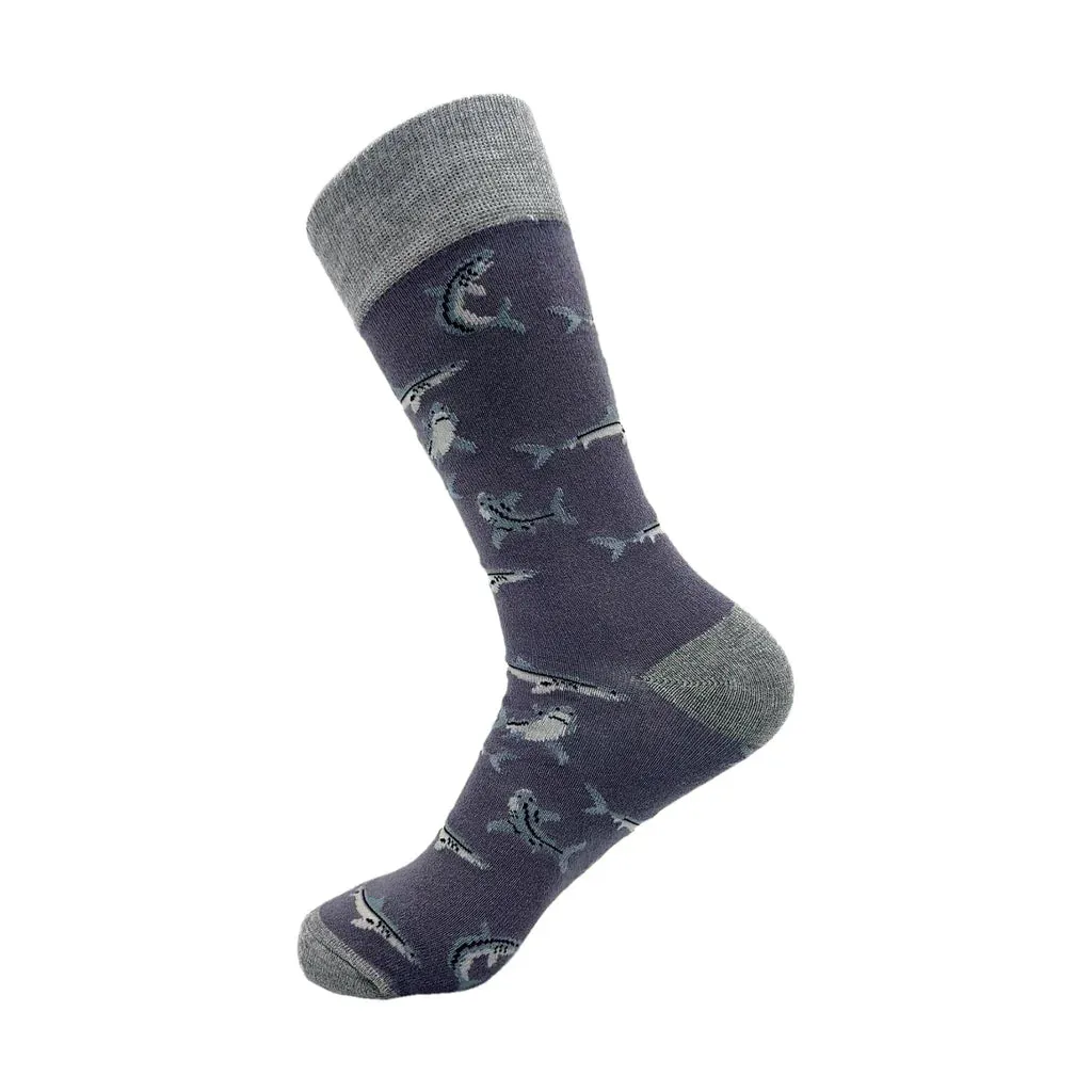 Eco Chic Eco-Friendly Shark Bamboo Socks