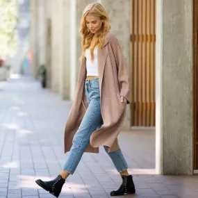 Effortless Classic - Knitted Trench Coat